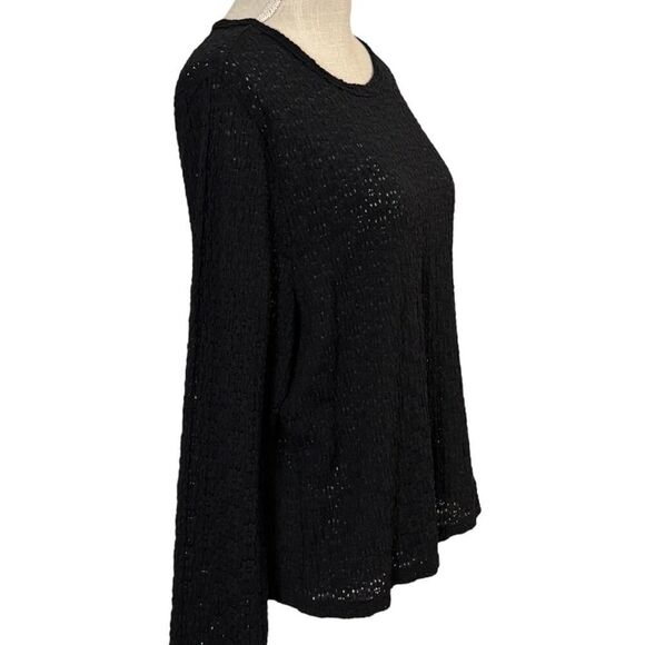 Old Navy Semi Sheer Black Top, Size 2X - Picture 2 of 4